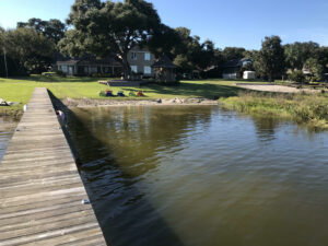 Lakefront weeds removed and boat access restored